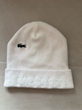 Supreme X Lacoste Beanie FW19 Edition Cotton/Cashmere